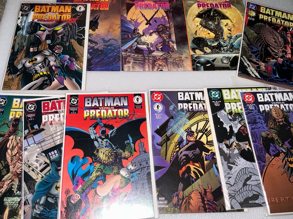 Batman vs Predator #1–3 (1991) – Complete Prestige Format Set with part 2&3 1-4