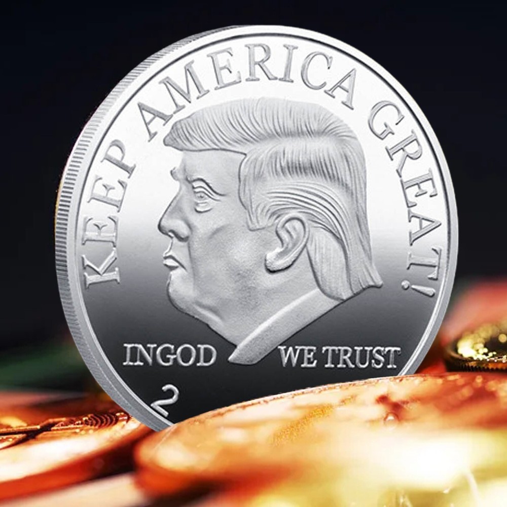 Donald Trump Commemorative Coin 2024President Keep America Great In God We Trust