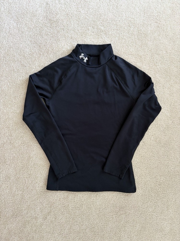 Under Armour Cold Gear Fitted Coldgear Compression Mock Neck Youth Small