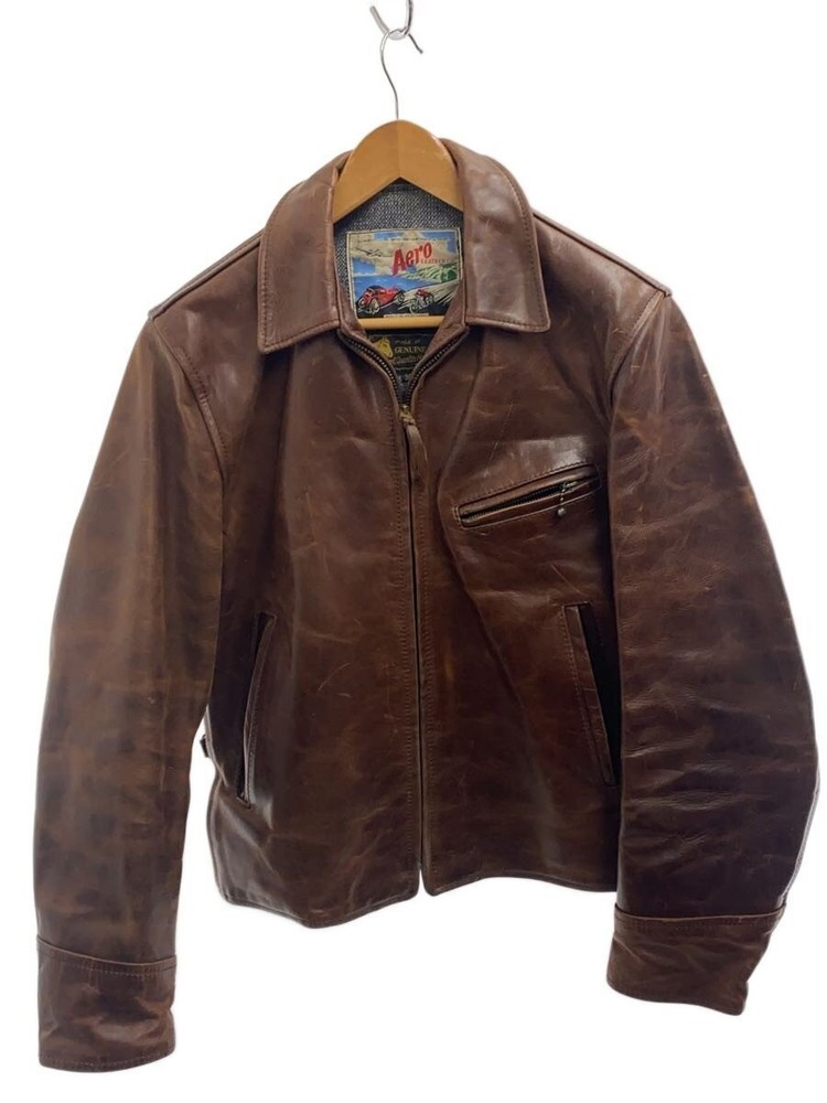 Aero Leather Leather/Lining Blanket/Leather Jacket Blouson/36/Leather// 3370
