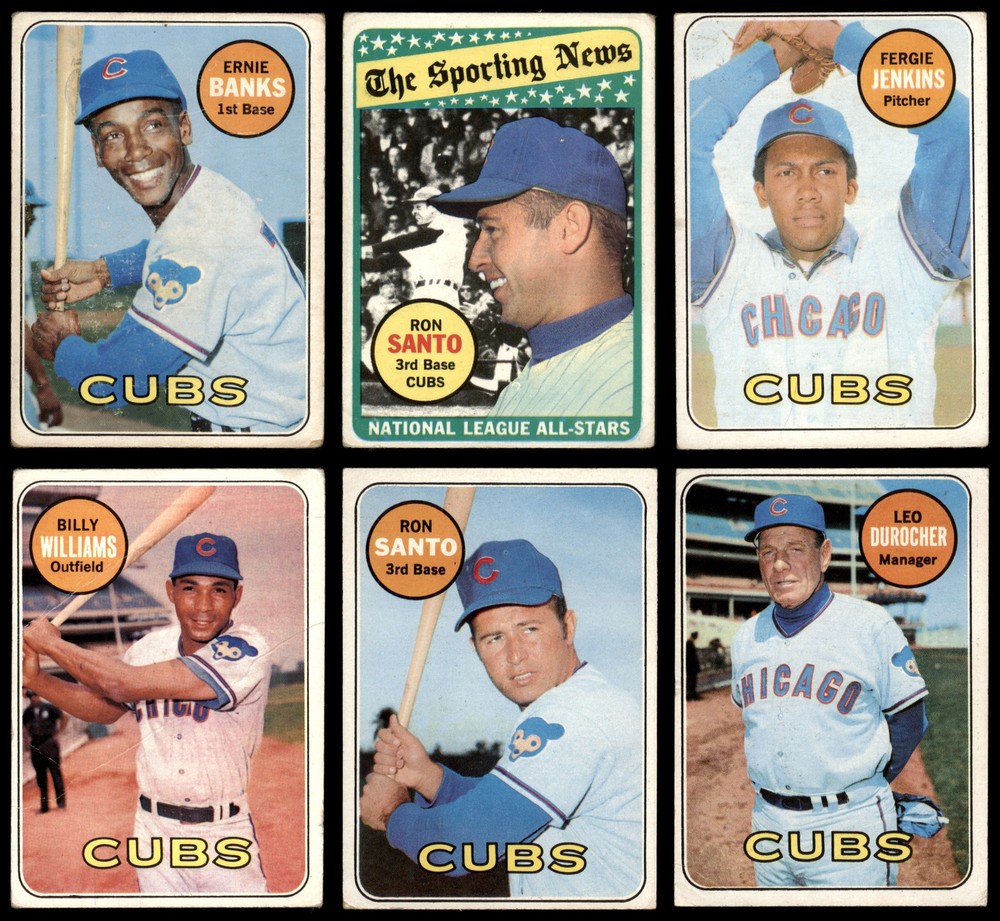 1969 Topps Chicago Cubs Team Set 2.5 - GD+ 6899747
