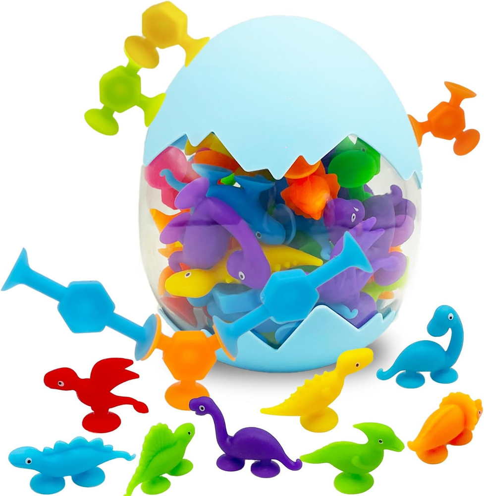 Sensory Bath Suction Toys for Kids Ages 3-7 Stress Relief Fun