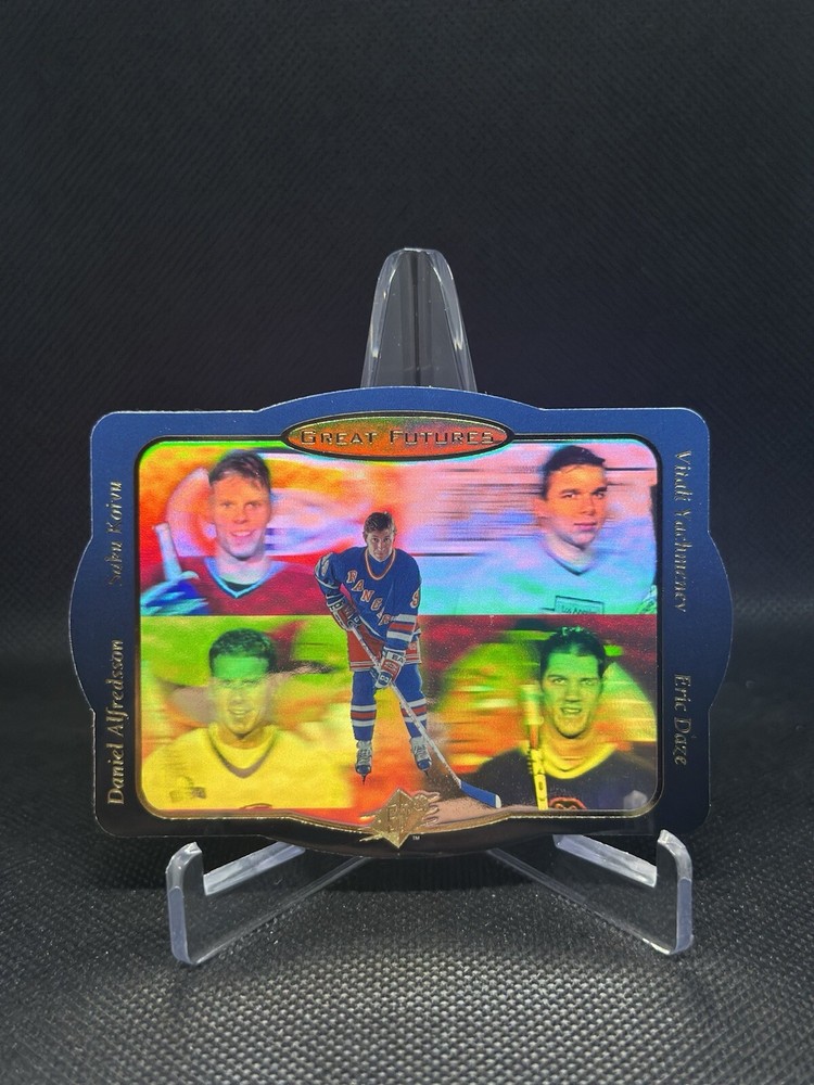 1996-97 SPx Great Futures Hockey Card GF1 Gretzky Koivu Yachmenev Daze Alfredsson