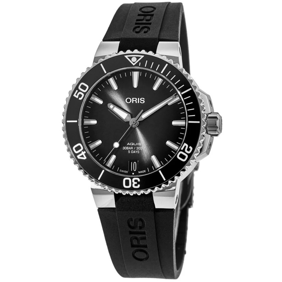 New Oris Aquis Date Automatic Grey Men's Watch 01 400 7769 4154-07 4 22 74FC