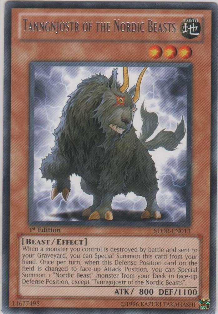 Tanngnjostr of the Nordic Beasts - STOR-EN013 - Rare - Unlimited Edition x3 - Ne