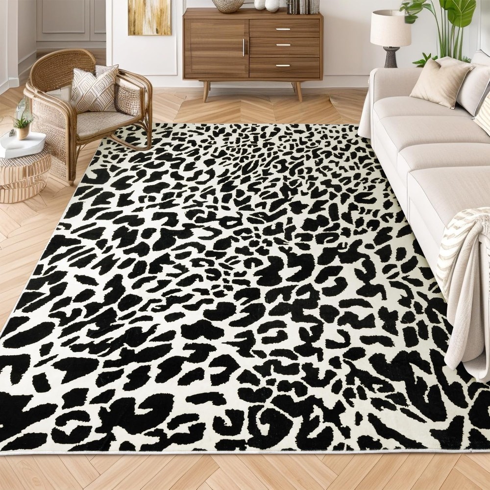 4’ x 6' – Handmade Wool Area Rugs –Beige – Rugs for Living Room, Bedroom – Anti-
