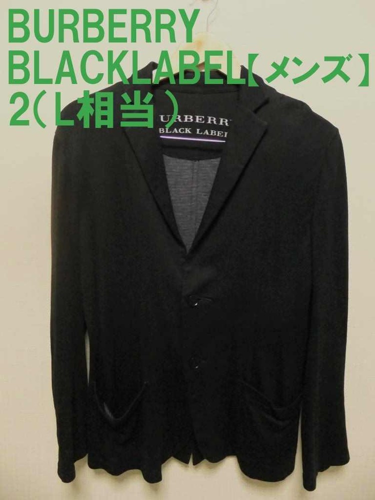 Burberry Black Label Mens Cut Sew Jacket Size 2 L Black F/S from Japan