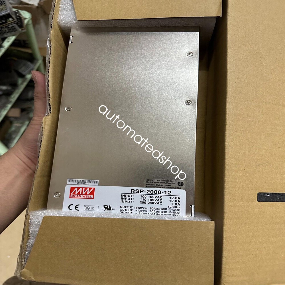 1PCS New MEAN WELL RSP-2000-12 Switching Power Supply Shipping DHL or FedEX
