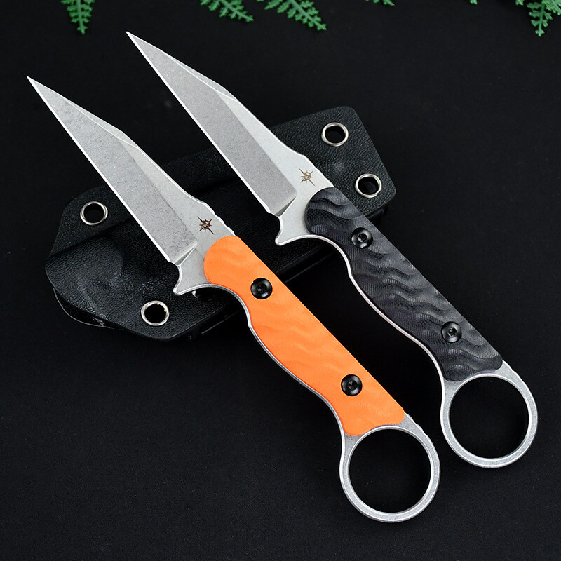 TOOR High-Hardness Integrated Steel Portable Straight Knife for Outdoor Use