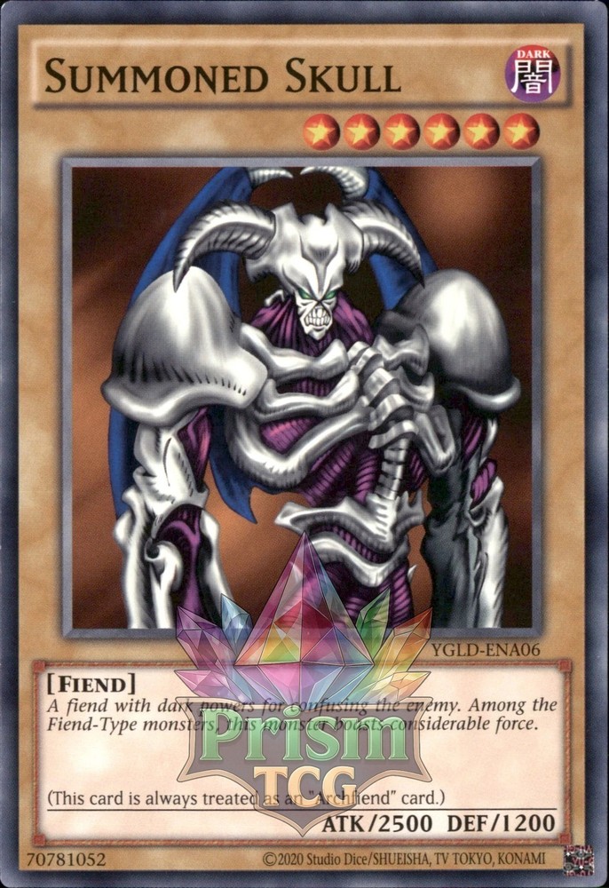 Summoned Skull YGLD-ENA06 Ultra Rare Yugioh Card