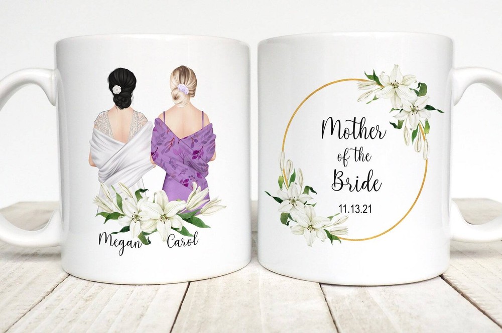 Mother Of The Bride Gift Custom Mother Of The Bride Personalized Mug Gift From