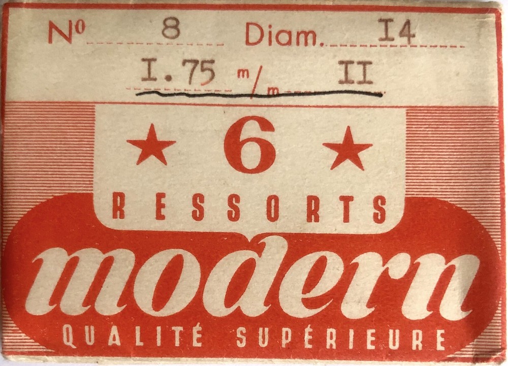 1X Mainspring Modern 175x11mm Ø14 Watch Replacement Main Spring