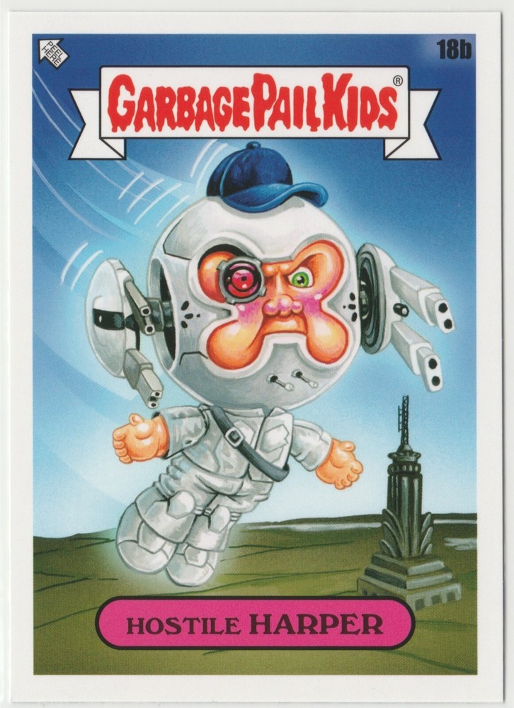 Hostile Harper GPK 2023 Intergoolactic Mayhem Card #18b