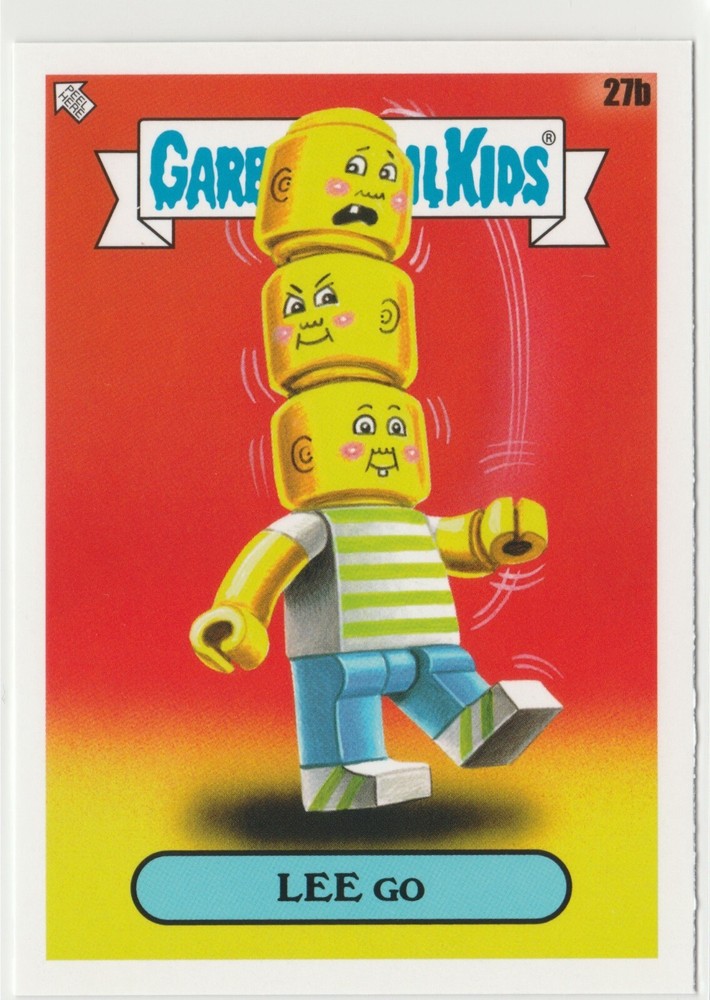 Lee Go #27b Lego Minifig Garbage Pail Kids GPK 2024 Kids At Play KAP