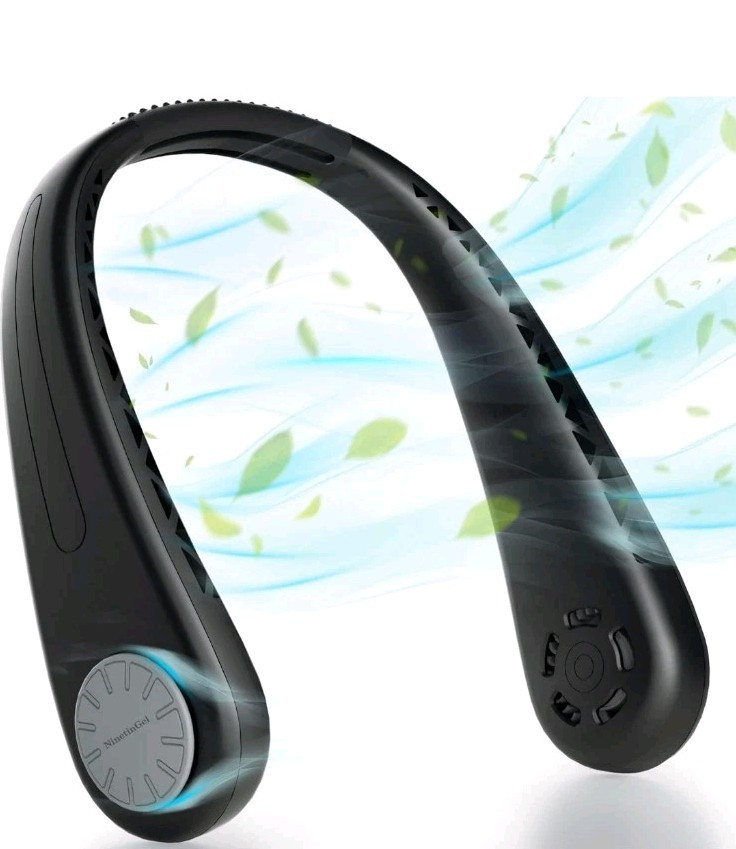 Portable Neck Fan. bladeless neck fan,for Indoor Outdoor Travelling,USB 3 Speed