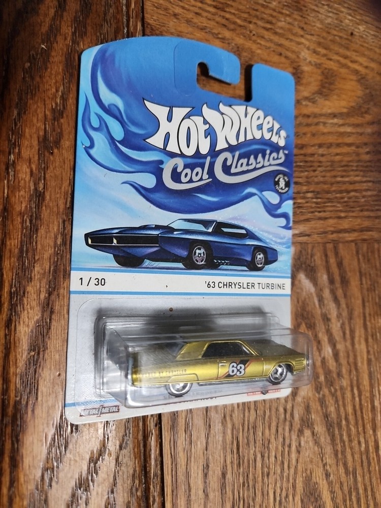 Hot Wheels 2014 cool classics 1 of 30 63 chrysler turbine gold