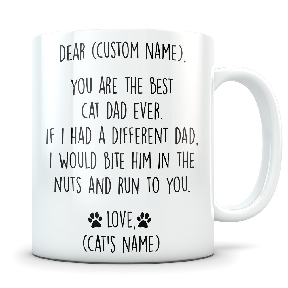 Cat Dad Gifts Cat Gifts For Men Cat Dad Mug Cat Gifts Best Cat Dad Ever Funny