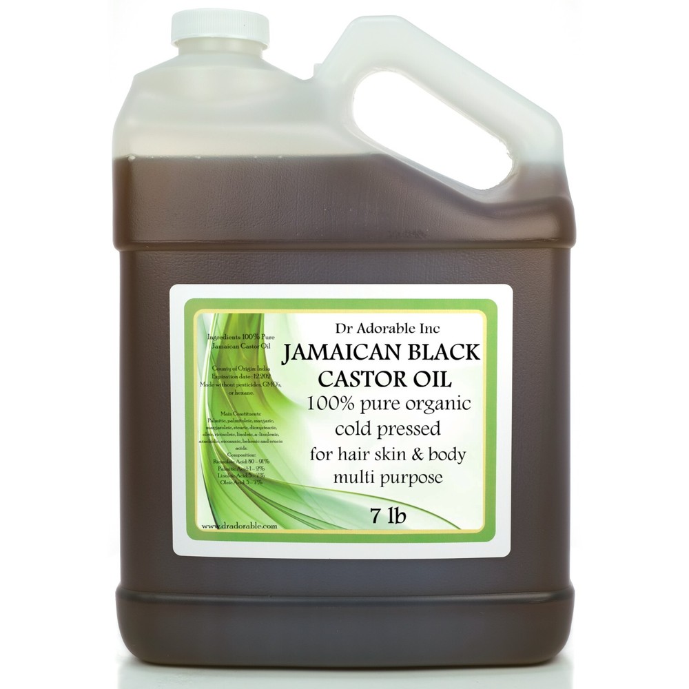 7 LB Premium Jamaican Black Castor Oil Super Potent Strengthen Grow Restore Hair