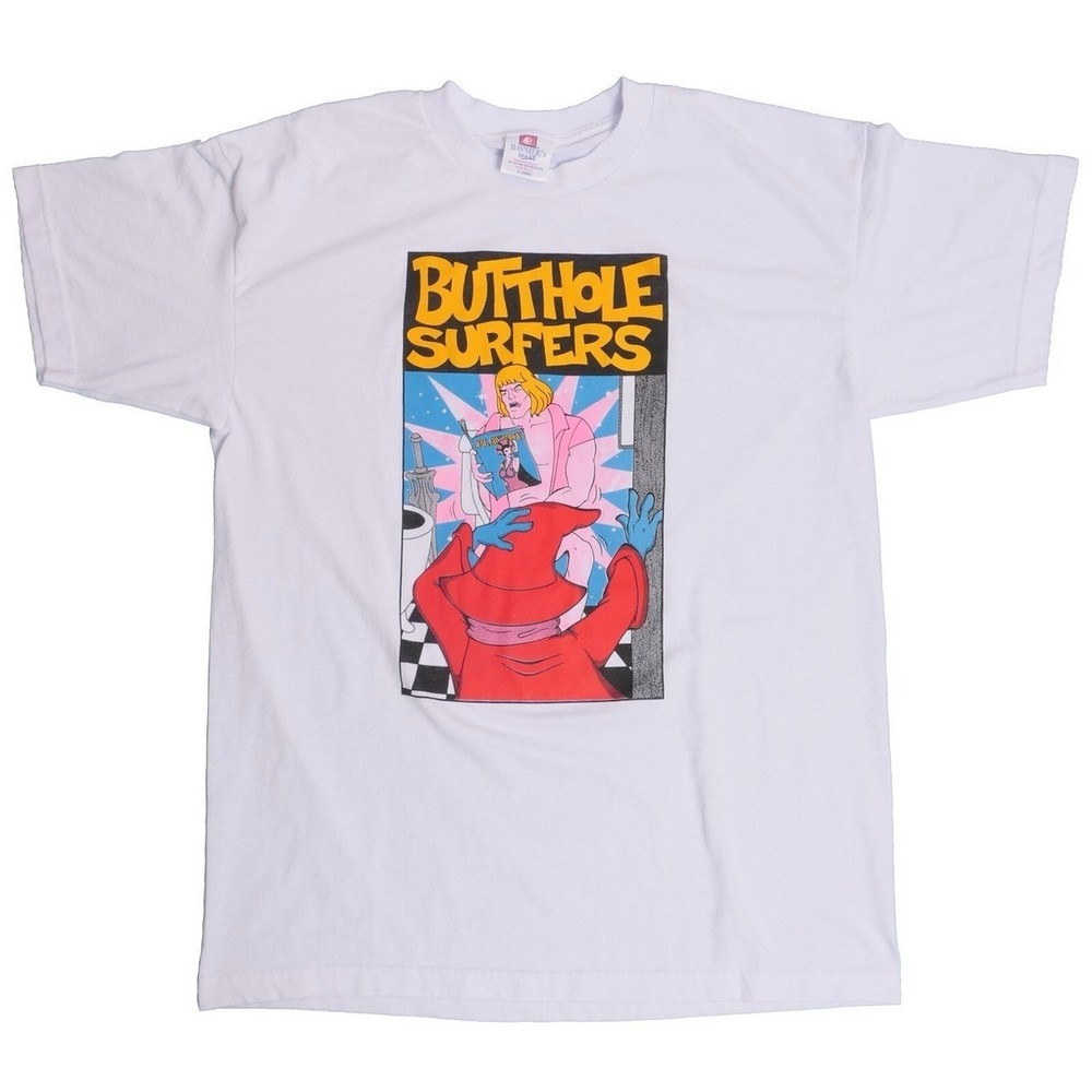 Inspired Butthole Surfers Band Gift Funny White S-5XL Shirt UE034