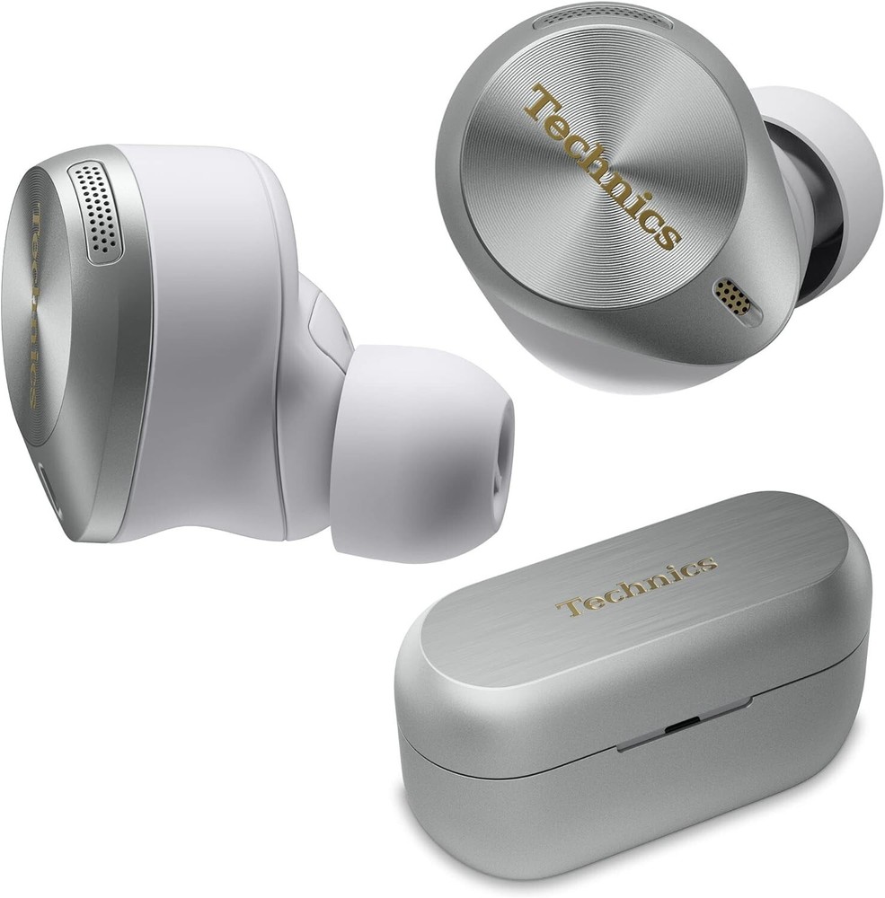 Technics AZ80 Noise-Canceling True Wireless In-Ear Headphones Hi-Res ( Silver )