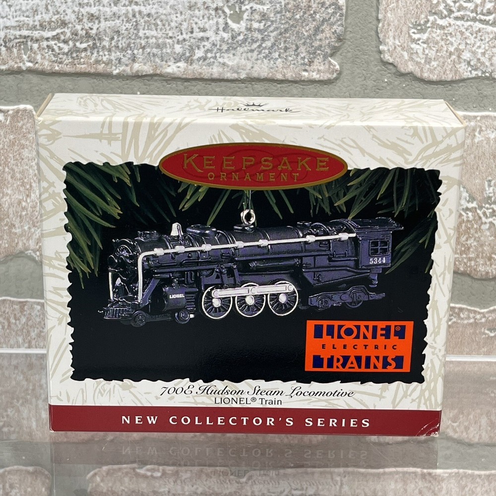 Lionel Train Hallmark Keepsake Ornament 700E Hudson Locomotive #1 in Series 1996