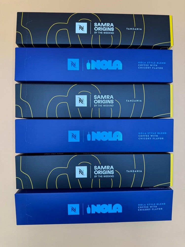 NESPRESSO Vertuo Samra Origins Tanzania & Nola Style Blend 6 Sleeves