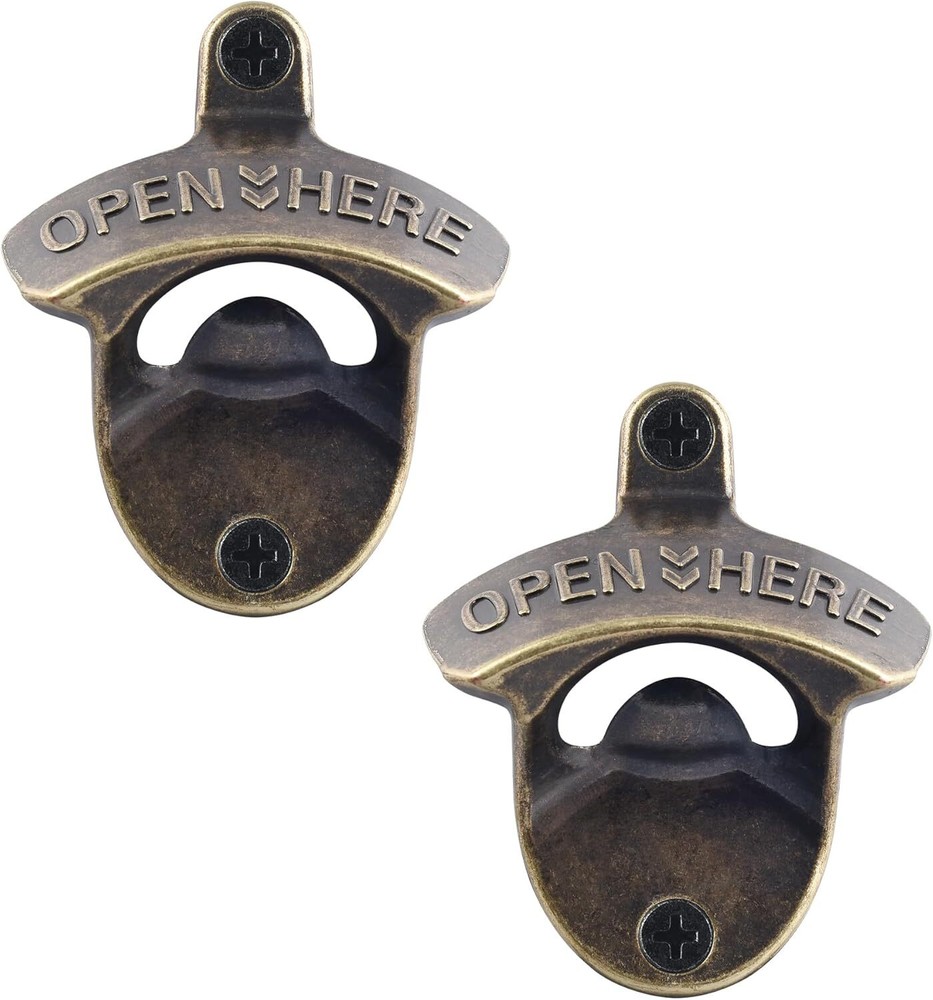 Retro Bottle Opener Wall Mounted Antique Bronze Table Mounted Beer Cap Opener St