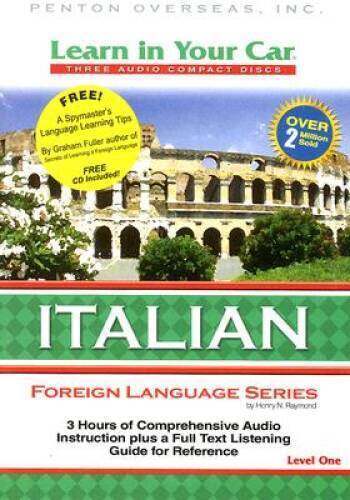 Learn in Your Car Italian, Level One [With Guidebook] (Italian Edition) - GOOD