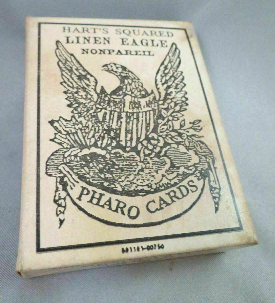 OLD WEST PHARO CARDS Poker Playing Repr 1870 1800s Saloon Armory Civil War Hart