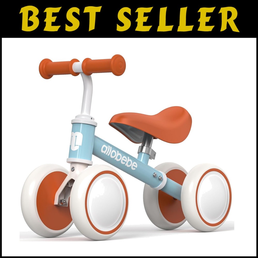 6-Inch Toddler Balance Bike for Ages 1-3 - Silent Wheels, Perfect Gift