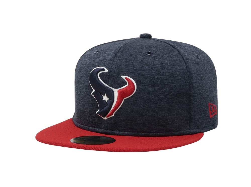 New Era 59Fifty Men Women Cap Houston Texans On Field Sideline Fitted Hat Oilers