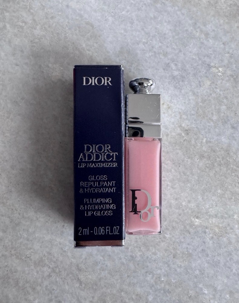 DIOR ADDICT Lip Maximizer 001 Pink  2mL/0.06 fl oz Sample Mini Size