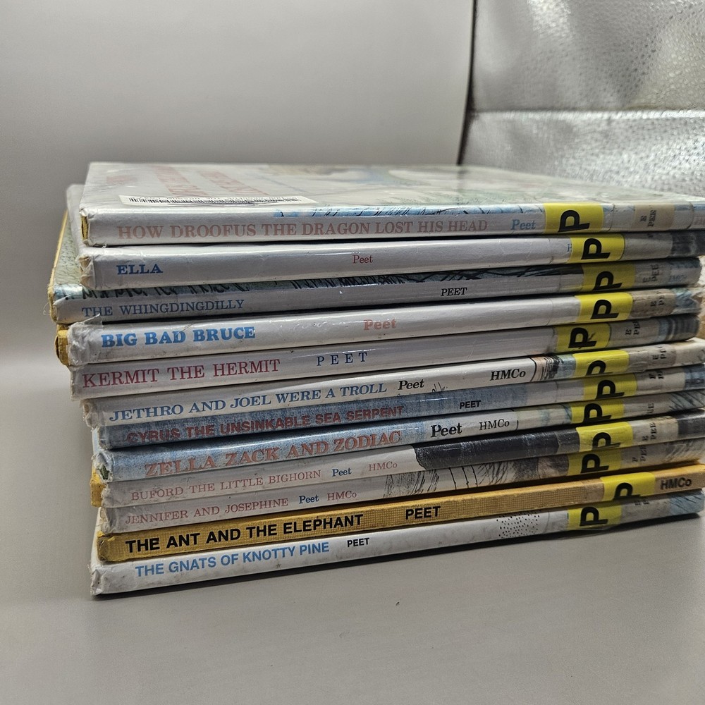 BILL PEET LOT OF 12 Hardcover Books Ex Library Vintage