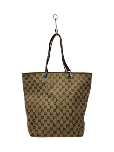 GUCCI GG Canvas Tote Bag in Brown