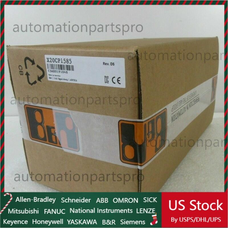 B&R X20CP1585 Module X20 CP 1585 CPU PLC New In Box