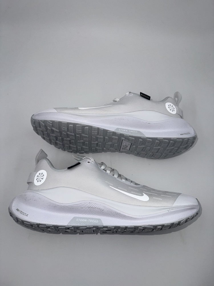 Nike ReactX Infinity Run 4 Gore-Tex Womens White Pure Platinum HQ0264-101 9.5