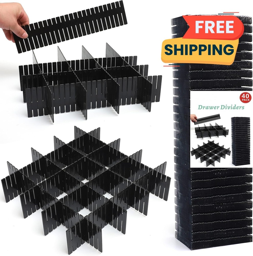 Adjustable drawer organizer for socks underwear and makeup NEW