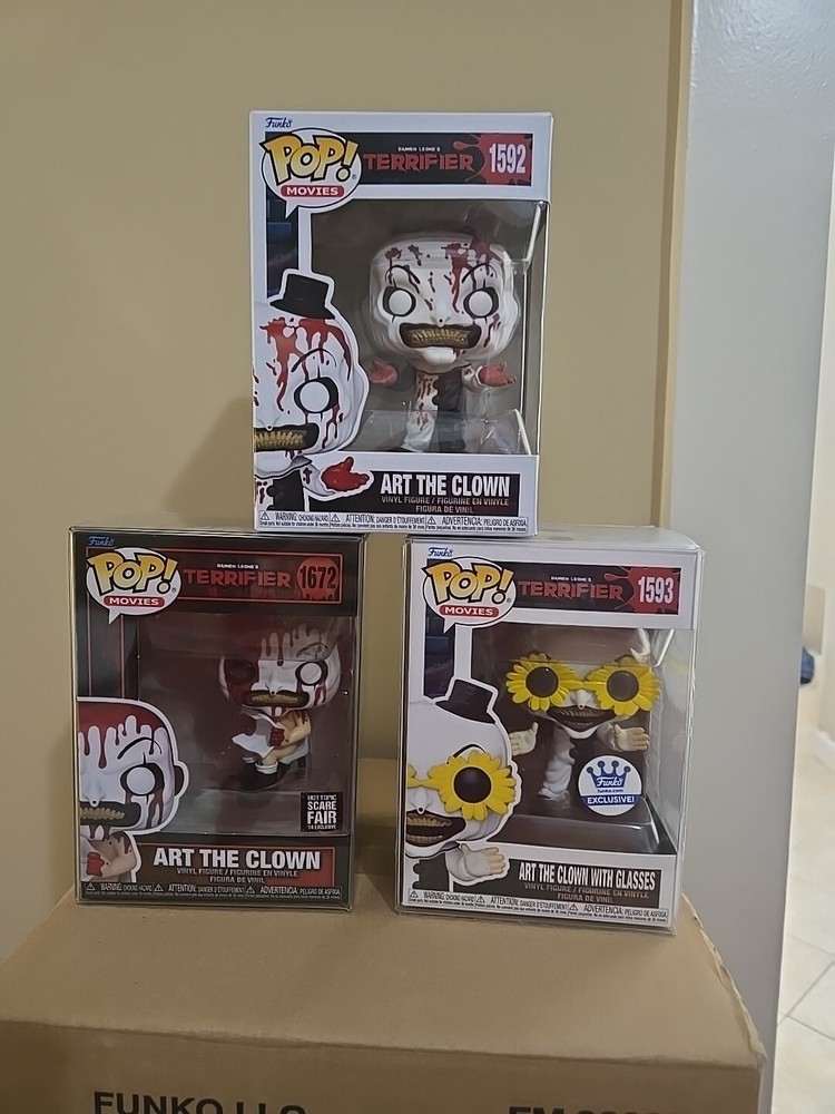 Art The Clown With Glasses Funko Pop Bundle