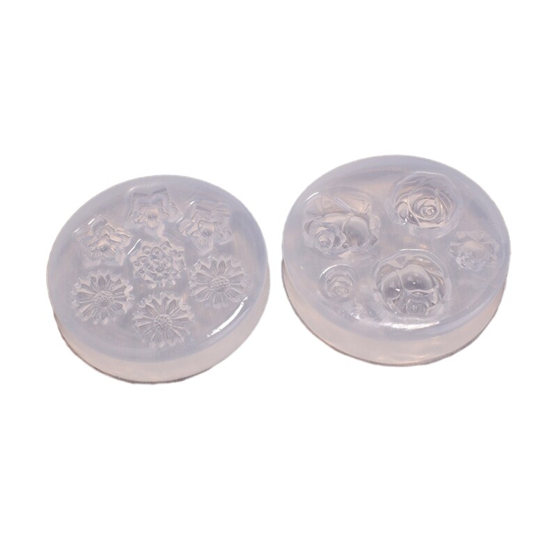DIY Resin Crystal Epoxy Mold Flowers Silicone Casting Molds Jewelry Making Tool
