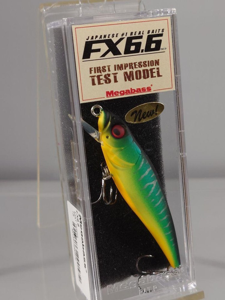 Fishing Lure Megabass Fx 6.6 First Impression Test Model
