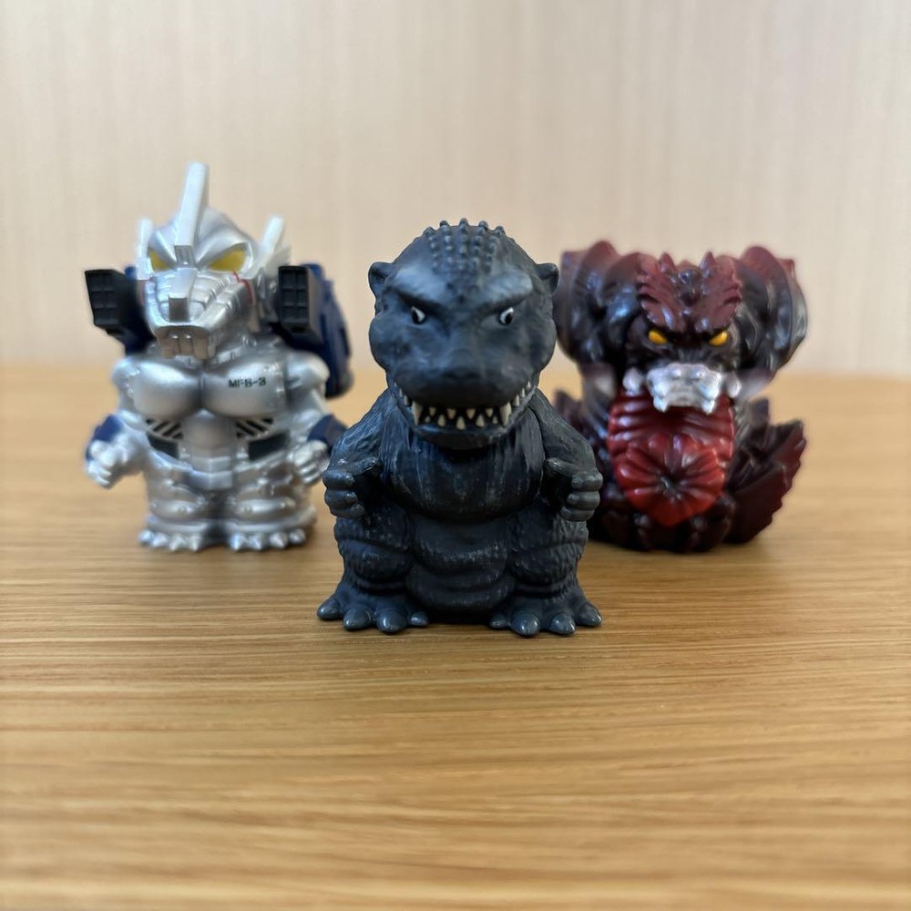 Godzilla Figure Set 3 Soft Vinyl Puppet Mascot