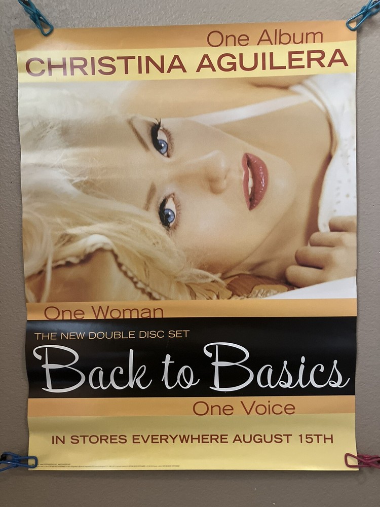 Christina Aguilera Promo Poster Authentic One Voice 18 x 24 2006 One Woman