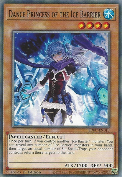 Dance Princess of the Ice Barrier - SDFC-EN013 - Common - 1st Edition x3 - Near