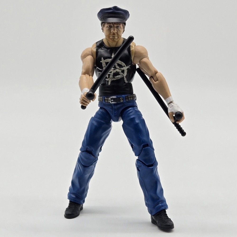 Mattel WWE Dean Ambrose Elite Series 41 Night Sticks 2011 Wrestling Figure