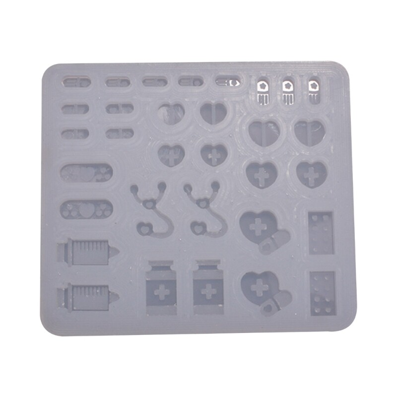 Various Shapes Quicksand Silicone Mold Resin Shaking Cup Mold for Pendant