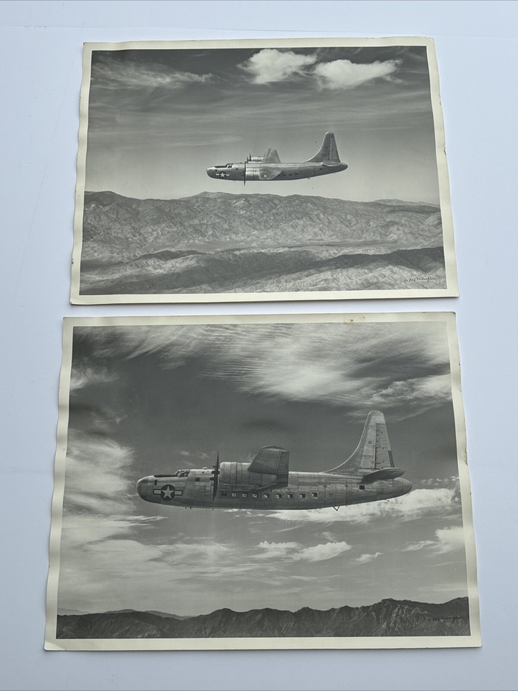 ANTIQUE AVIATION PHOTOS LARGE 20 INCH BY OTTO MENGE LISTED LINDBERGH FIELD RARE