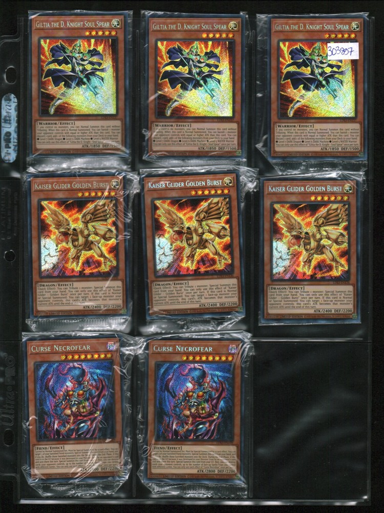 2022 Yu-Gi-Oh! TCG Legendary Duelists: S3 Lot of 8 Secret Rares (303897)