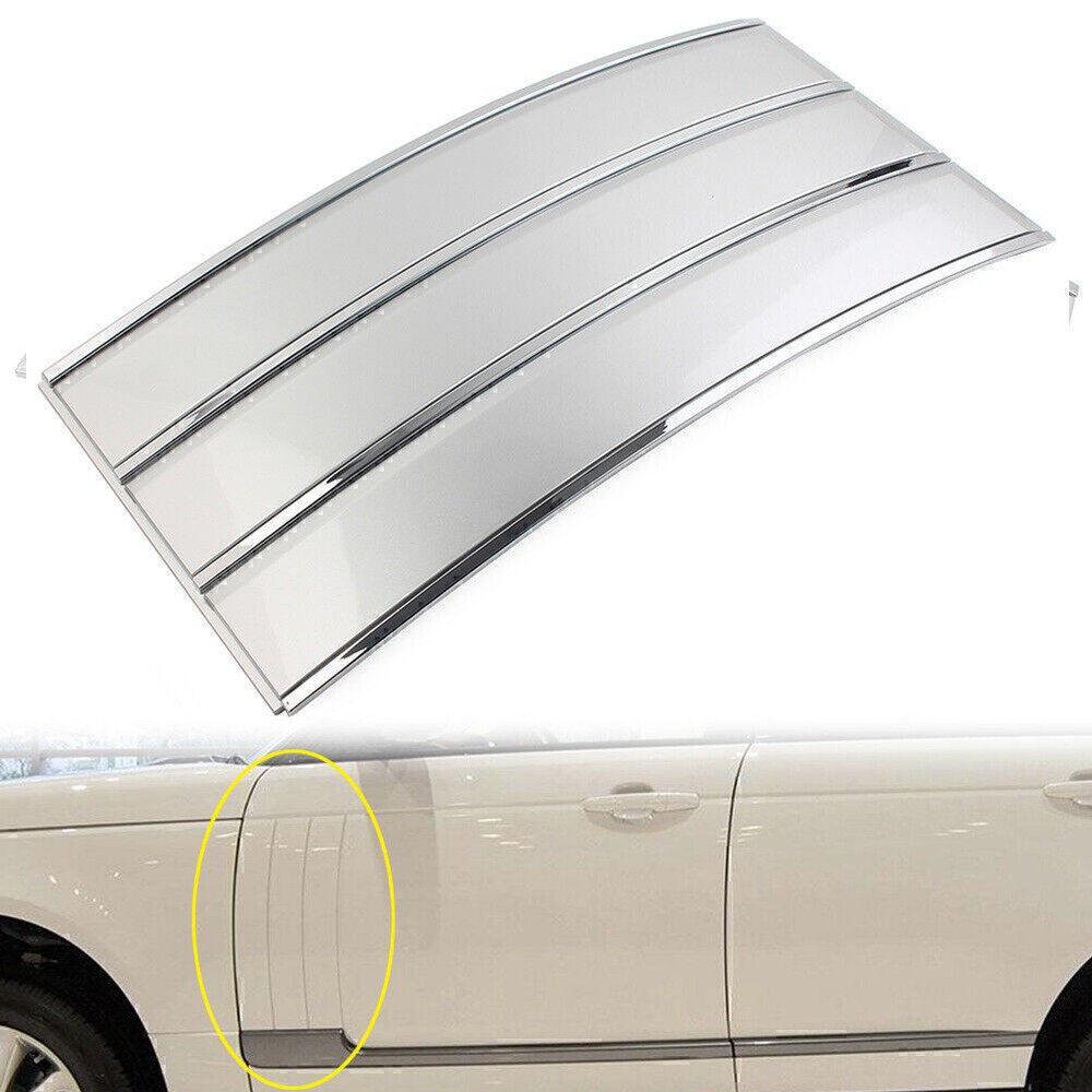Vent Grille Fender Frame Silver For Land Rover Range Rover 2013-2017 Left Side