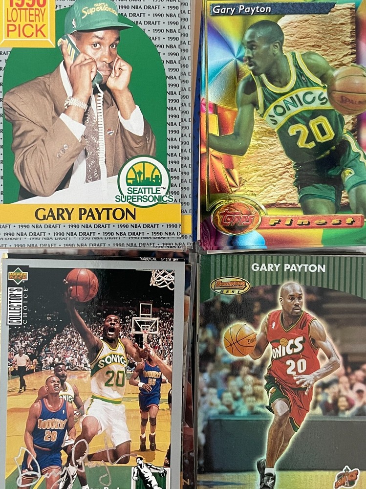 Gary Payton Basketball Cards HOF Supersonics You Pick Revised 4/28