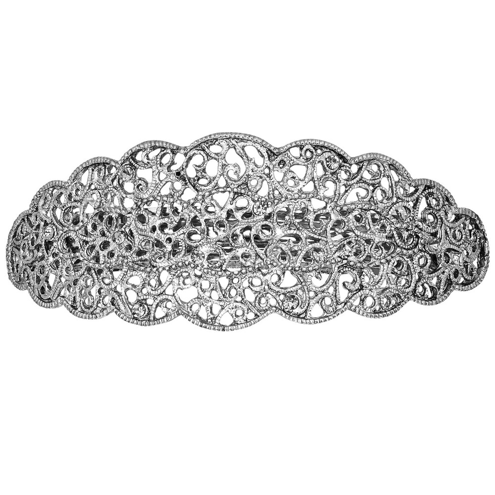 Vintage Metal Hair Barrettes French Style Decorative Hair Clips